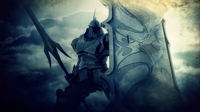 Demon's Souls Knight with Spear and Shield