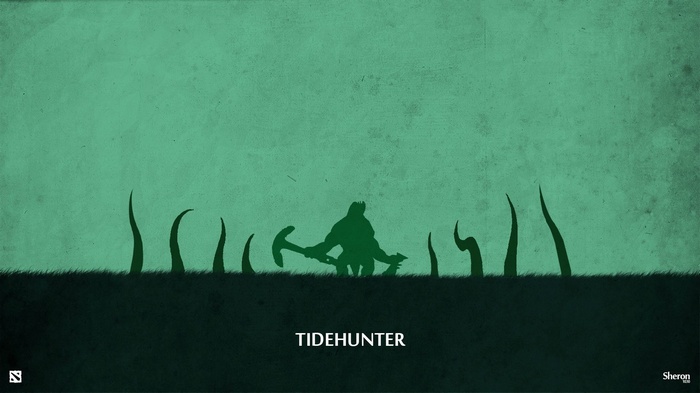 Tidehunter from Dota 2 Silhouette
