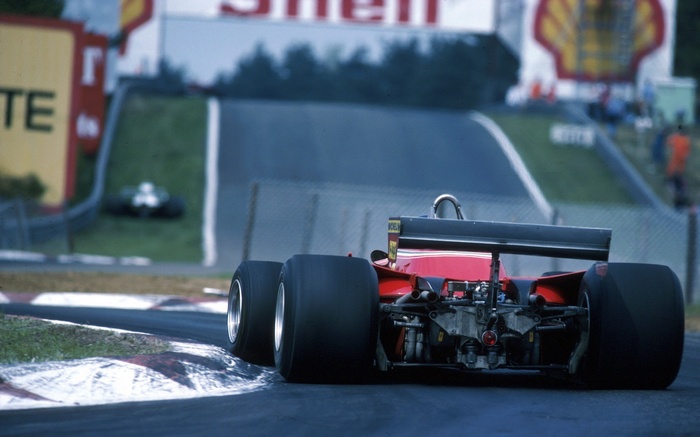 Ferrari Formula 1 race car on a track