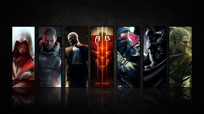 Video Game Characters: Assassin's Creed, Mass Effect, Diablo III, Batman, Witcher