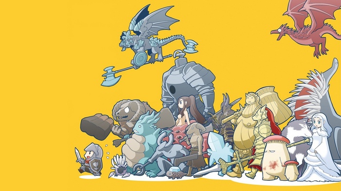 Dark Souls Capra Demon Great Grey Wolf Sif Smough Ornstein Mushroom Dragon Slayer Ornstein Sif the Great Grey Wolf