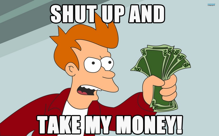Philip J Fry Money Futurama Memes