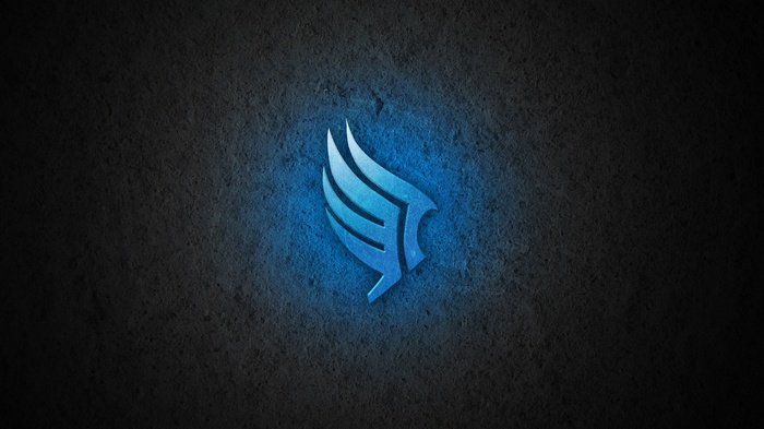 Mass Effect Paragon Symbol on Textured Background
