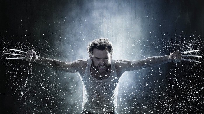 Wolverine with adamantium claws