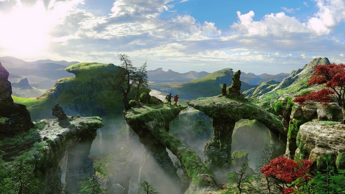 Oz the Great and Powerful Fantasy Landscape