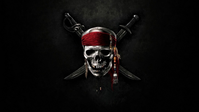 Pirates of the Caribbean Skull and Swords