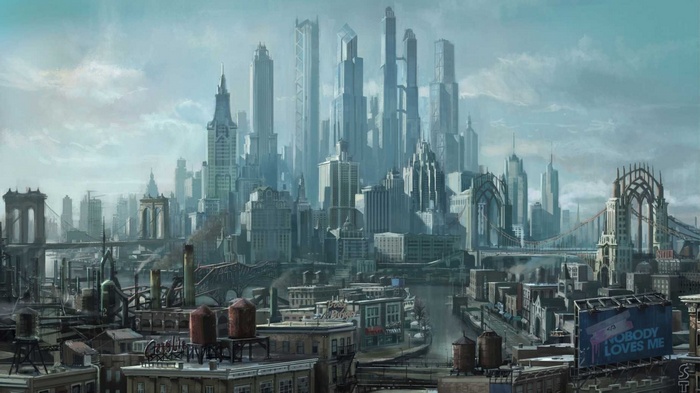 Steelport cityscape from Saints Row: The Third
