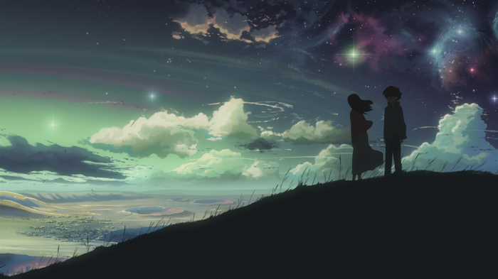 5 Centimeters Per Second: Couple Gazing at the Stars