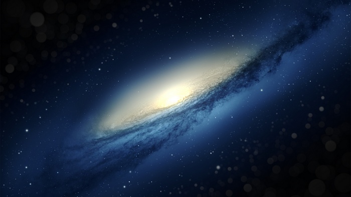 Galaxy NGC 3190 in deep space