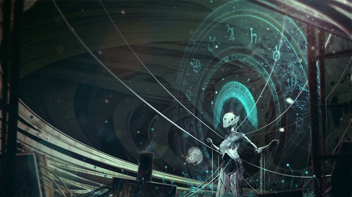Kuldar Leement Robot in Sci-Fi Landscape