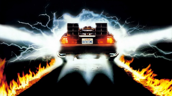 Back to the Future DeLorean time machine