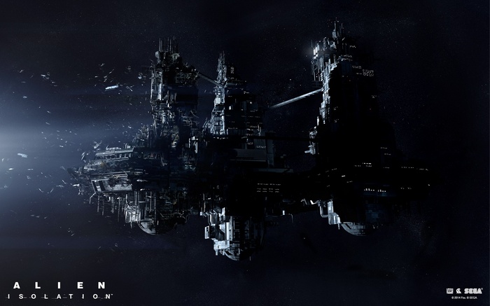 Alien: Isolation space station artwork