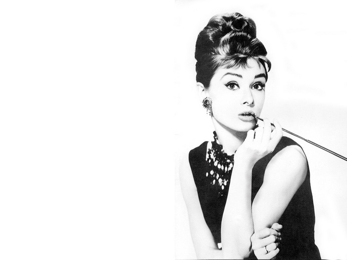 Audrey Hepburn as Holly Golightly in Breakfast at Tiffany's