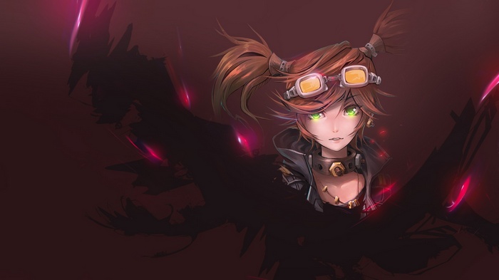 Gaige from Borderlands with dark wings
