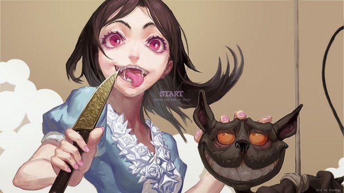 Alice: Madness Returns - Alice and Cheshire Cat
