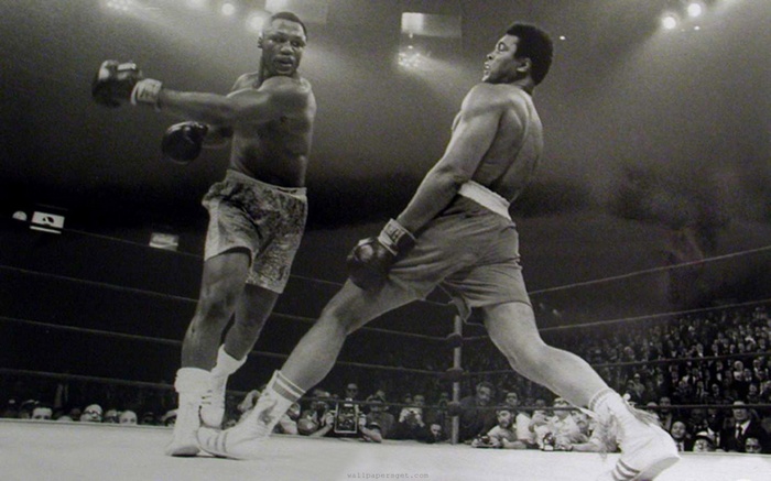 Muhammad Ali boxing Joe Frazier