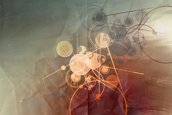 Doctor Who abstract geometric design