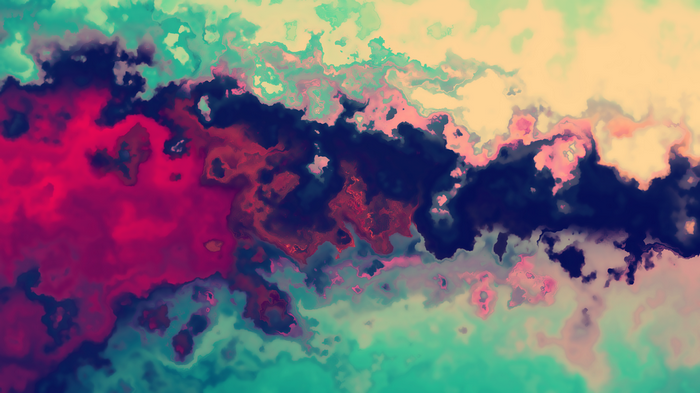 Abstract psychedelic artwork with swirling colors