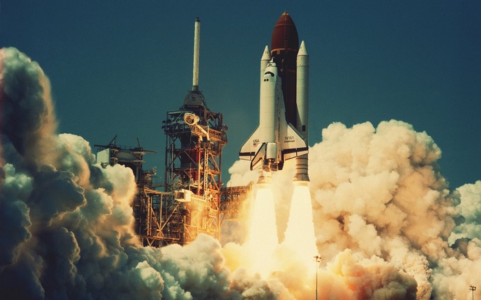 Space Shuttle Challenger Launch
