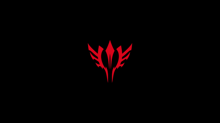 Fate/Stay Night Red Emblem on Black Background