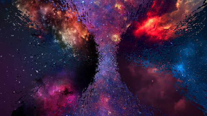 Shattered Galaxy Spray Nebula