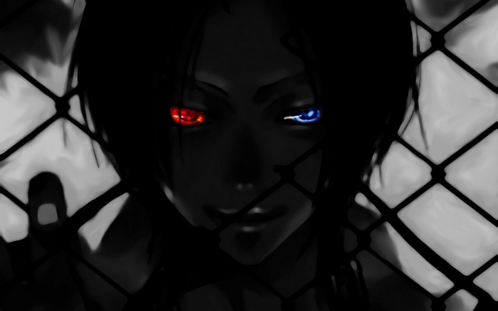 Rokudo Mukuro from Katekyo Hitman Reborn! with heterochromia