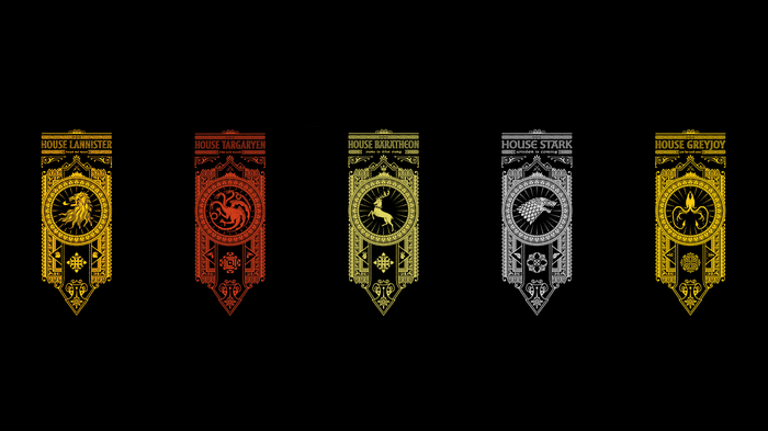 Game of Thrones House Banners