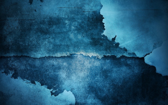 Abstract blue grunge texture with rough edges