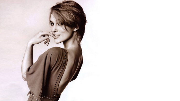 Keira Knightley in Sepia Tones