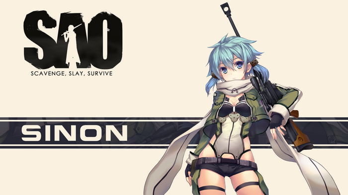 Sinon from Sword Art Online Gun Gale Online