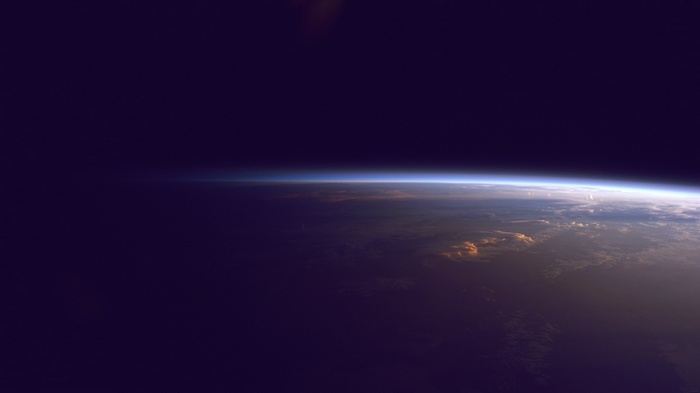 Earth's atmosphere seen from space