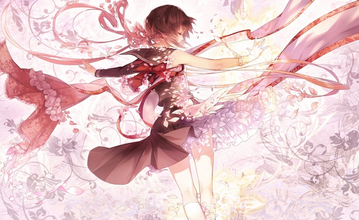Mahou Shoujo Taisen Shiratori Neo in a pink fantasy setting