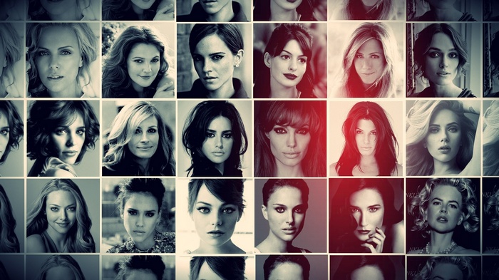 Collage of Female Celebrities