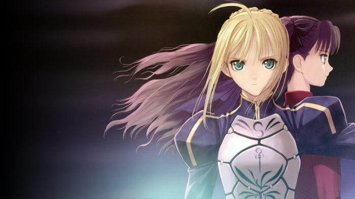Saber and Tohsaka Rin from Fate/Stay Night