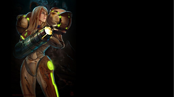 Samus Aran in her Power Suit