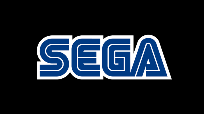 Sega logo on black background