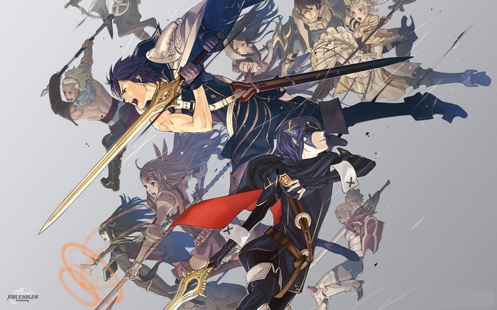 Fire Emblem Awakening characters artwork