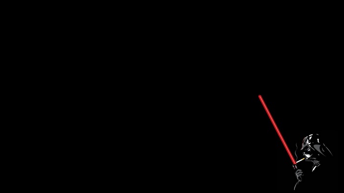 Darth Vader smoking with a lightsaber
