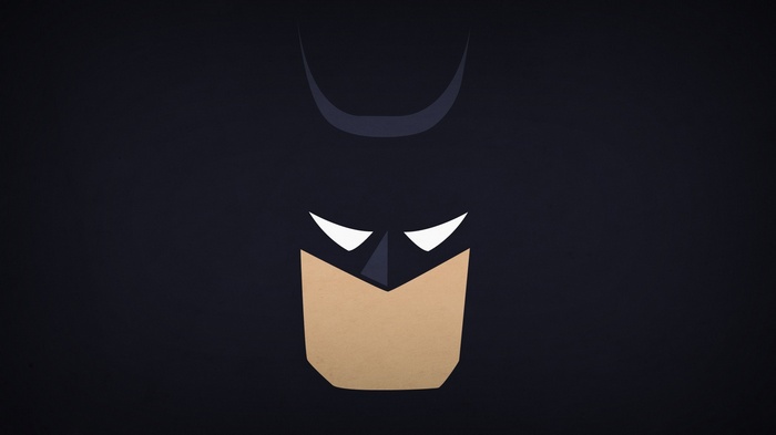 Minimalist Batman Face