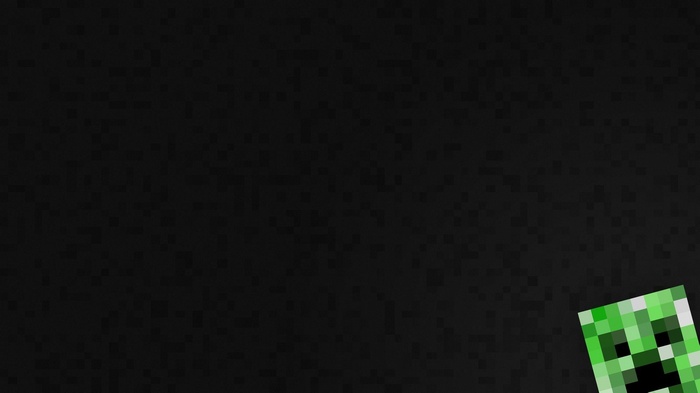 Minecraft Creeper on a black background