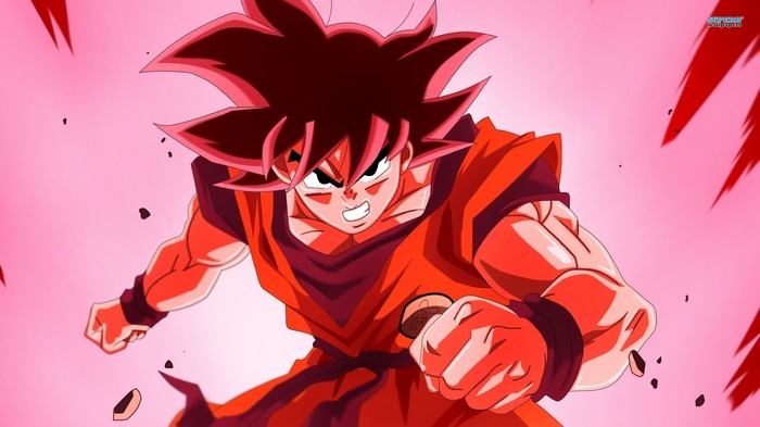 Son Goku in Kaio-ken form from Dragon Ball