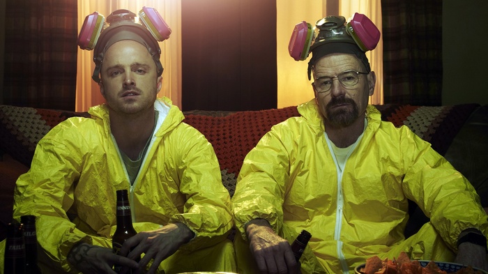 Jesse Pinkman and Walter White in Breaking Bad