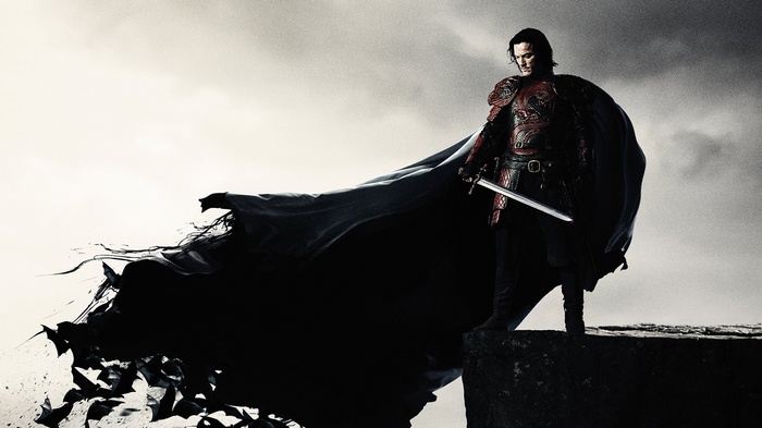 Dracula Untold: Dracula with a cape and sword
