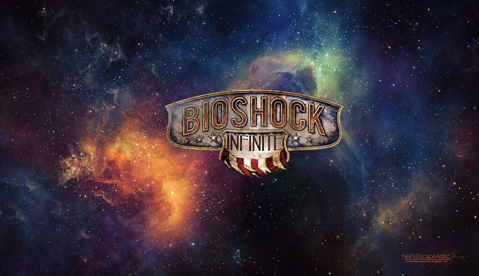 BioShock Infinite Logo in Space