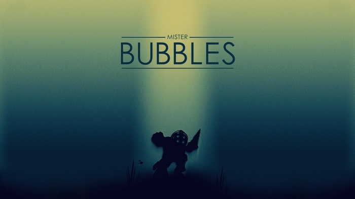 BioShock Mister Bubbles Big Daddy Silhouette