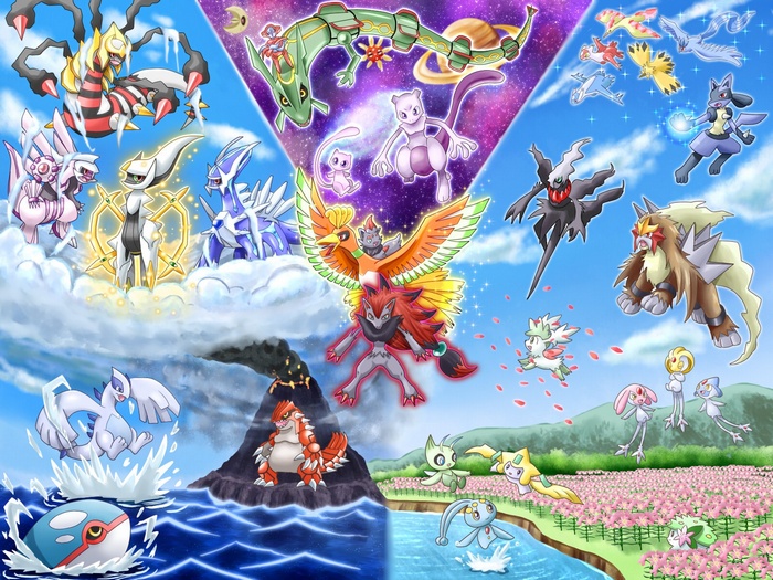 Ho-Oh Pokémon Mew