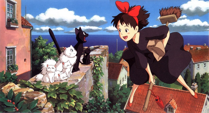 anime girls anime Kikis Delivery Service Studio Ghibli