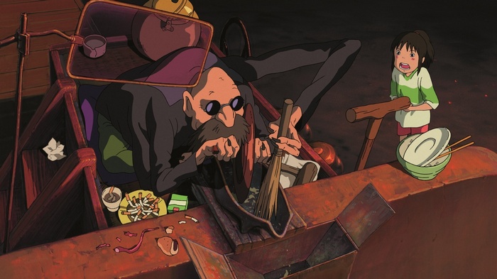 Spirited Away: Yubaba's henchman and Chihiro