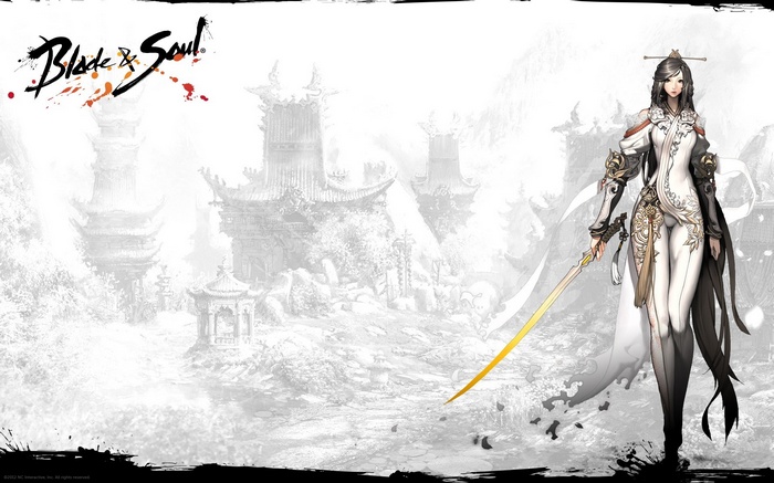 Blade & Soul anime girl with sword