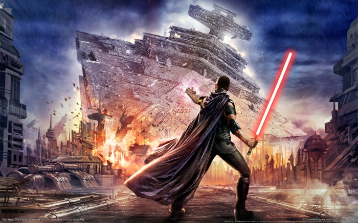 Star Wars: The Force Unleashed - Starkiller with Lightsaber